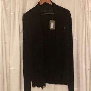 AllSaints NOMO open cardigan Black